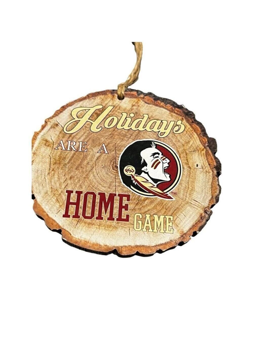 Florida State University FSU Snowflake Christmas Ornament